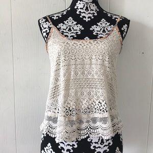 🍓cream summer tank top